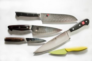 So many knives to choose from in Asian, European styles
