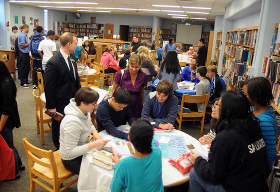 Oakcrest H.S. students have chance to get up close, personal with politics