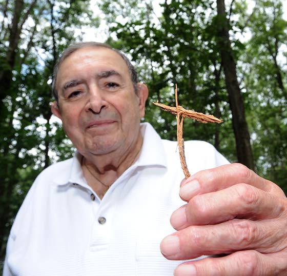Everyone Has a Story: Cross formed by lightning strengthens faith for Egg Harbor Township man