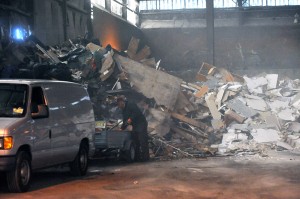 Sandy effect on Landfills
