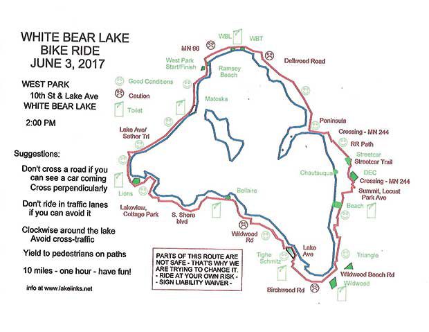 Trail advocates plan bike ride around White Bear Lake | News
