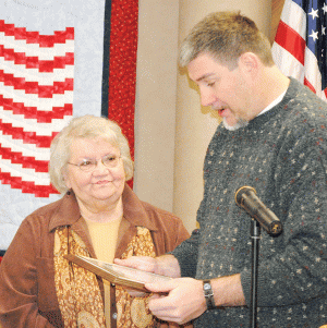 Lois Taylor (left)