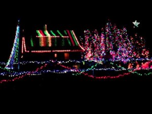 Christmas Lights Show in Braham, MN
