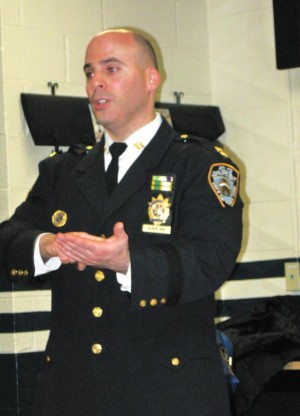 NYPD talks subway crime at 112th Pct. 1