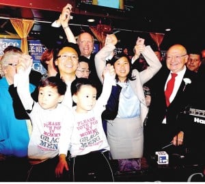 Meng wins big; will run on issues 1