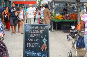 Lots of incentives for market shoppers 1