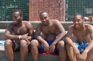 Swimming time at Astoria Pool