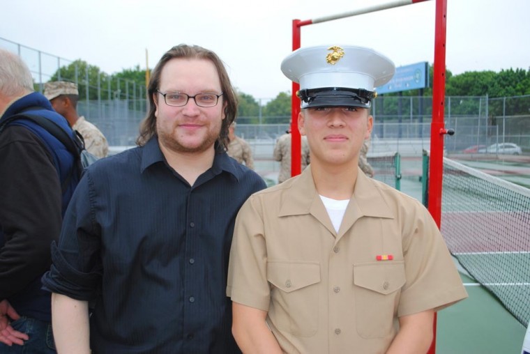 Marine Corps lands at Forest Hills High School for Fleet Week visit