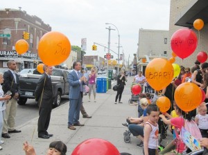 Rally to save library funds 1
