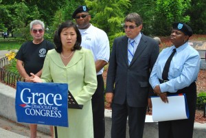 Meng talks vets’ issues on Flag Day 1