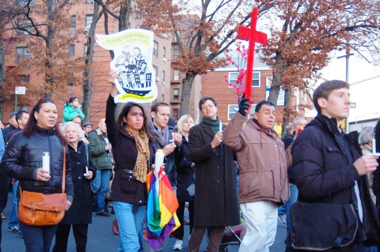 Murdered gay activist Lou Rispoli honored with candlelight vigil
