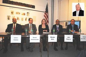 Schools, jobs top boro prez forum 1
