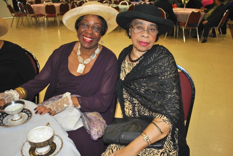 Fancy fun at high tea for seniors in St. Albans