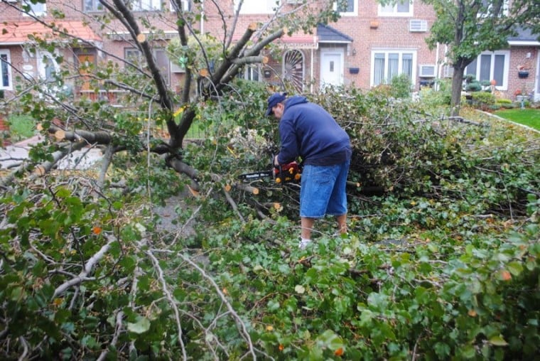 Hurricane Sandy leaves her mark on central and southwestern Queens