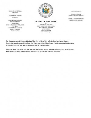 Polling places moved in Howard Beach, Jamaica and the Rockaways