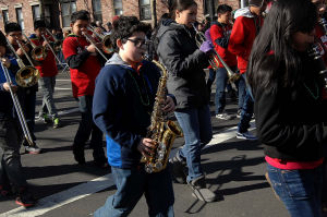 St. Patrick's Day parade fills Woodside