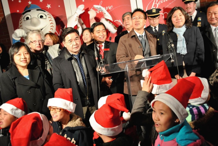 The holiday season comes to Flushing