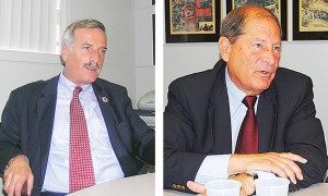 Candidates spar over mosque ad 1
