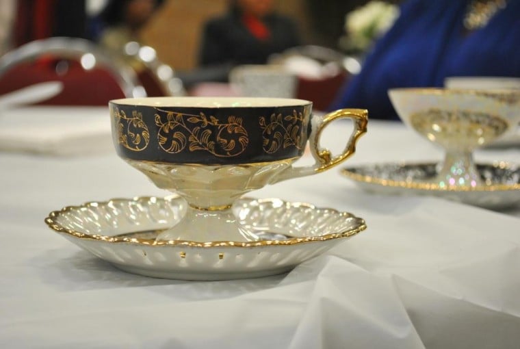 Fancy fun at high tea for seniors in St. Albans