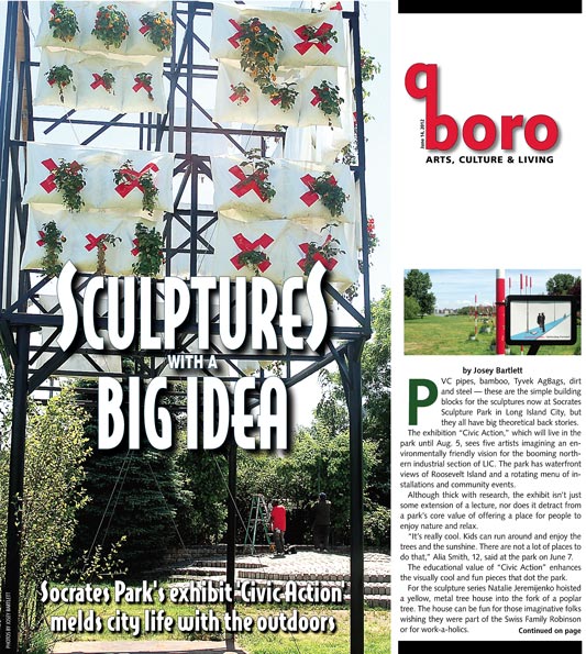 LIC park sculptures explore eco-ideas 1