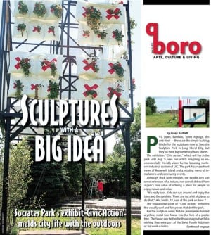 LIC park sculptures explore eco-ideas 1