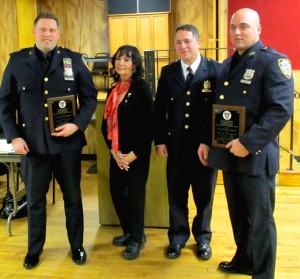 102nd cops honored for nabbing thieves 1