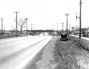 At the city line, where the street had two names 1