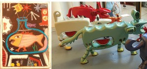 Choi paintings and sharing watermelon 2