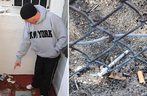 Calls for help amidst drug needles and trash 2
