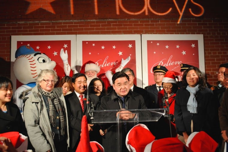 The holiday season comes to Flushing