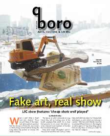 Fake art, real show 