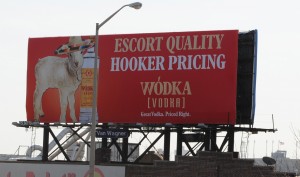 Vodka billboard