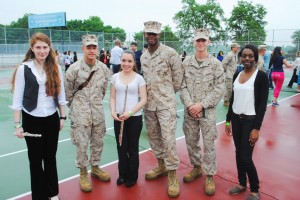 Marine Corps lands at Forest Hills High School for Fleet Week visit 1
