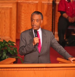 Sharpton visits Jamaica church 1