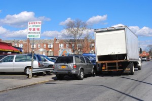 Loading zone sign issue in dispute 1