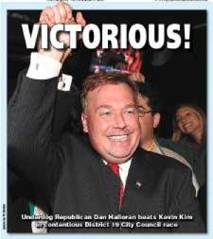 Halloran beats Kim in council race 