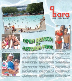 Open season at Astoria Pool 1