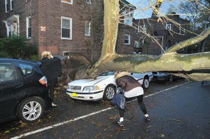 Western Queens feels wrath of Hurricane Sandy 