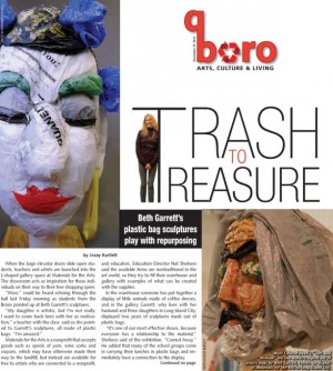 Beth Garrett’s plastic bag sculptures play with repurposing 1