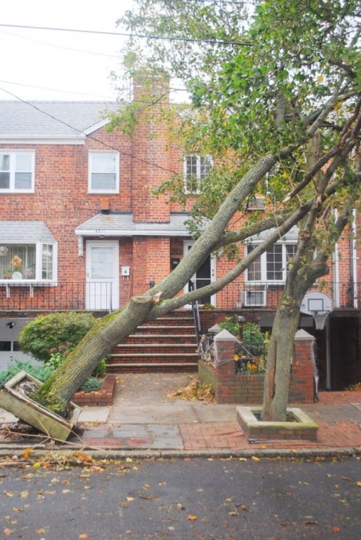 Hurricane Sandy leaves her mark on central and southwestern Queens