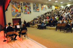 Queens Quartet Brings Bach to School 3