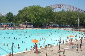 Swimming time at Astoria Pool