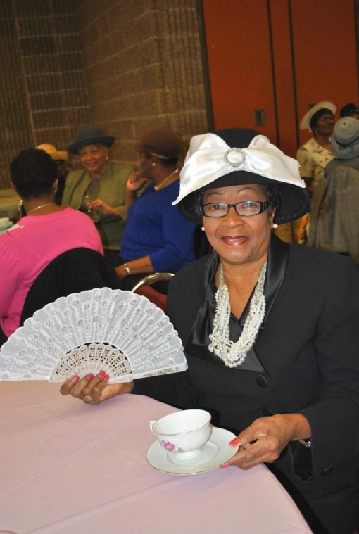 Fancy fun at high tea for seniors in St. Albans