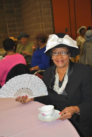 Fancy fun at high tea for seniors in St. Albans
