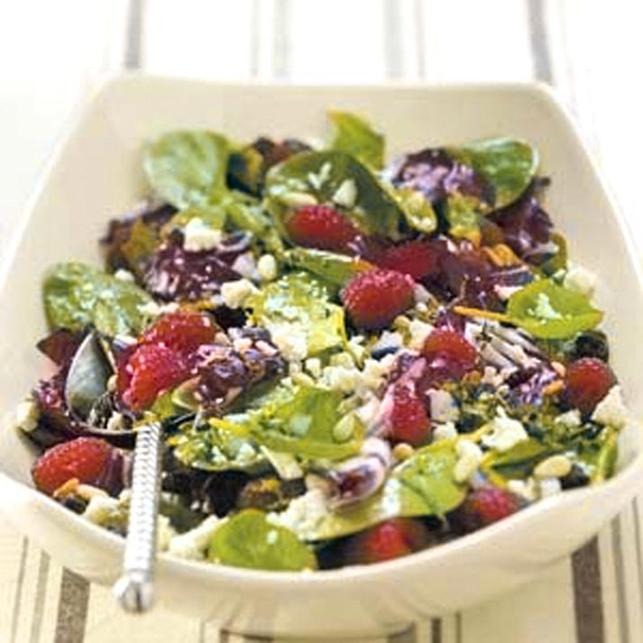 Spring greens make a tasty salad 1