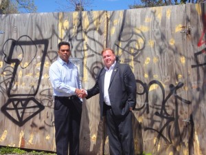 New fence set to replace eyesore 1