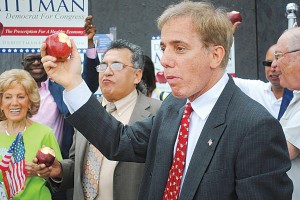 Mittman stresses healthcare in race  1