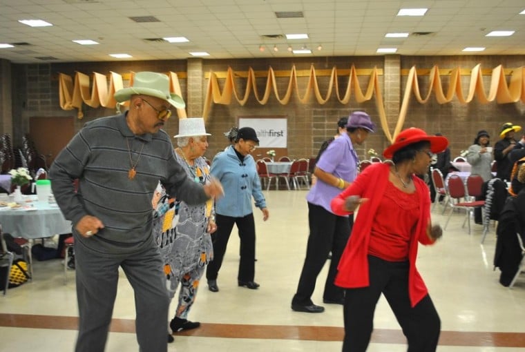 Fancy fun at high tea for seniors in St. Albans