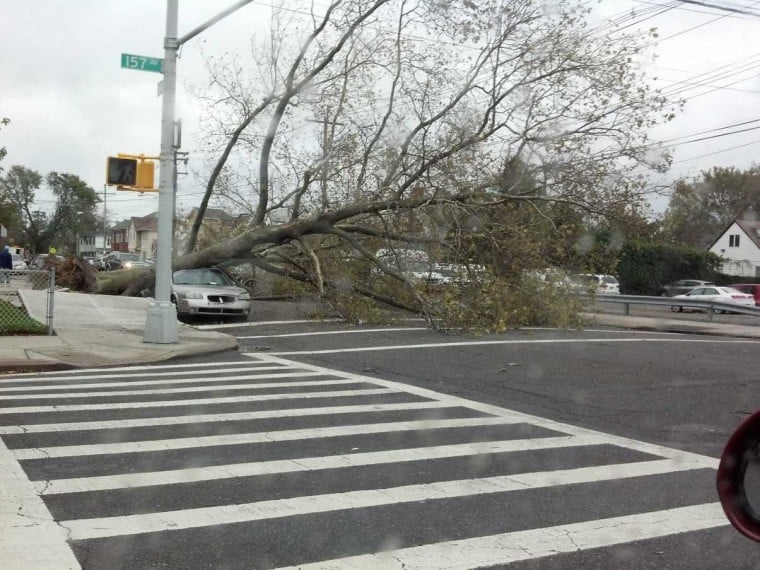 Hurricane Sandy batters Queens, NYC and region