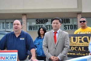 Kim decries closing of supermarket 1